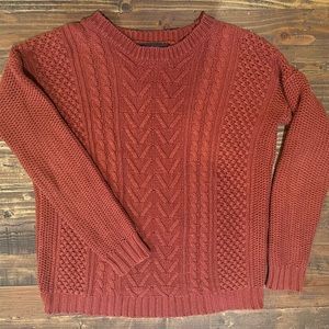 Women’s Cable Knit Pullover Sweater Size Small